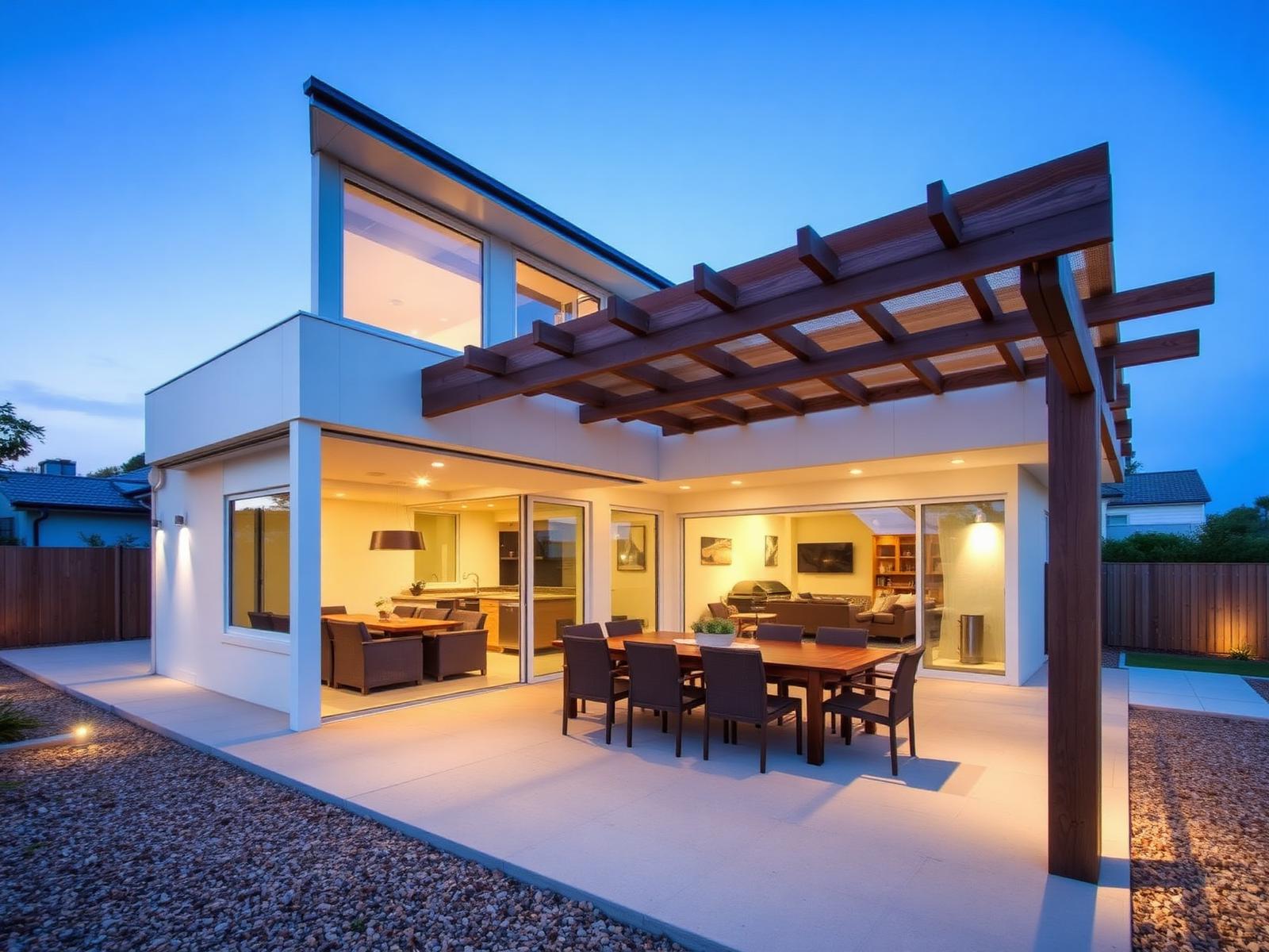 Completed Central Coast pergola